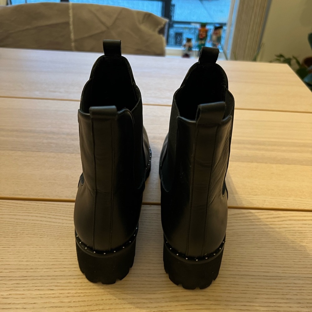Freda Salvador Brooke Rain Resistant Boot  - Black Calf - Picture 6 of 14